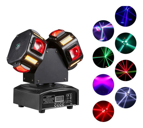 Luz De Haz De Cabeza Móvil, 12x10w Rgbw Led Luz De Cabeza