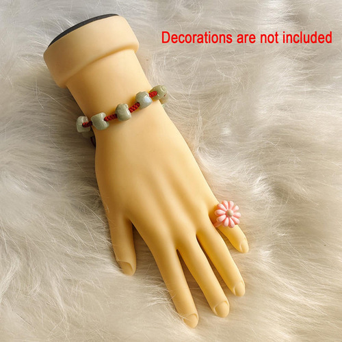1 Par De Práctica De Uñas De Goma Flexible Flexible A Mano