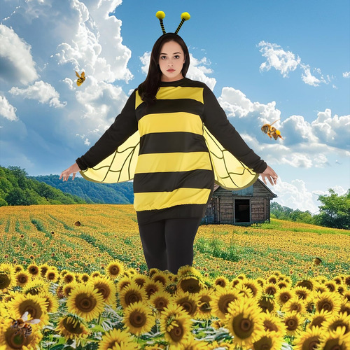 Xxlog Disfraz De Abeja Para Mujer, Abejorro, Divertido Anima