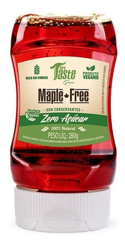 Xarope Maple Free Zero Açúcar Sem Conservantes - Mrs Taste