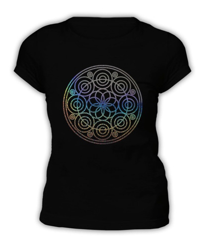 Polera Mujer - Diseño Mandala 4 Holografico