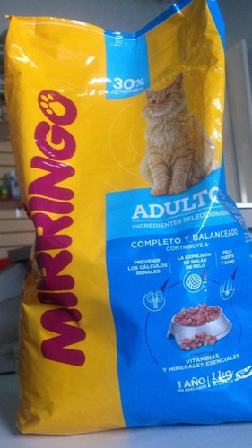 Imagen 2 de 2 de Gatarina Mirringo De 1 Kilo Con Taurina Garantizada