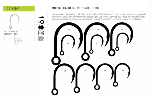Anzuelo Mustad Kaiju Inline Single Hook