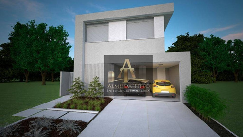 New Ville, Santana De Parnaíba. Linda Casa Com Projeto Moderno, Em Fase De Construção - Confira! - Ca2396