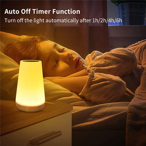 Lâmpada De Mesa Remota Com Controle De Toque Led Para Mesa
