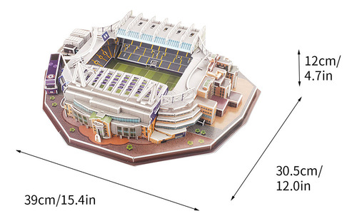 Nuevo Puzzle 3d Puzzle Sedes De Clubes De Fútbol, Modelo