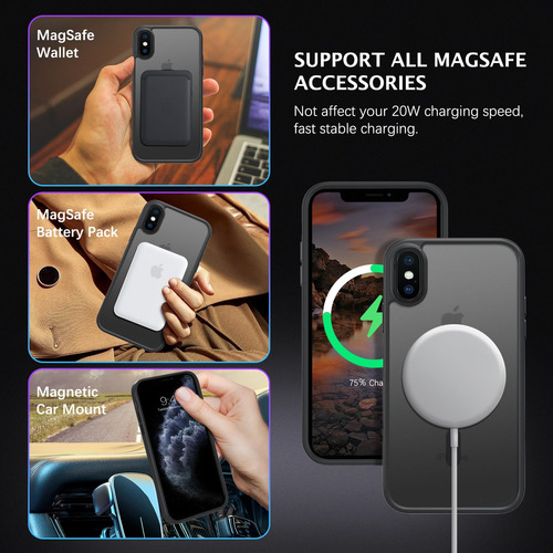 Funda De Teléfono Telaso Para iPhone X/xs Con Magsafe Wirele