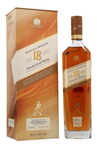 Johnnie Walker 18 Años En Estuche Para Regalo Mataderos