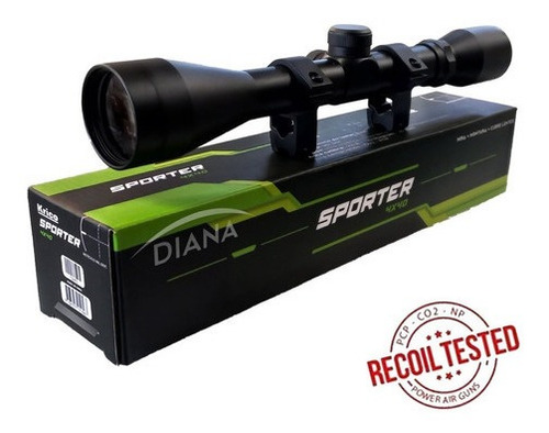 Imagen 5 de 9 de Mira Krico Sporter 4 X 40 Mm Mil Dot Montaje Aire Pcp Tiro