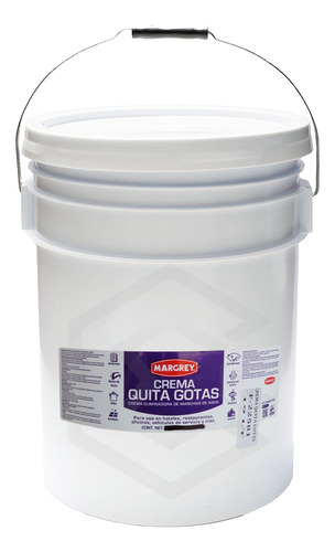 Crema Quita Gotas Vidrios Y Cristales Cubeta 19lt Margrey