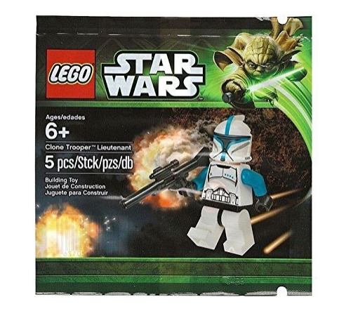 Minifigura De Teniente Lego Clone Trooper En Bolsa De Plásti