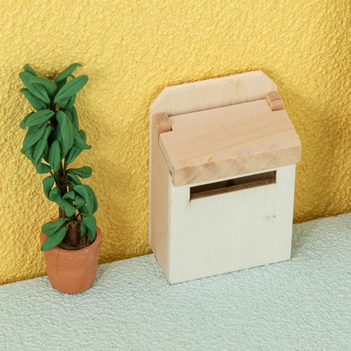 2 Paquete De 2-4 Buzones De Correo De Madera, Juego 2 Piezas