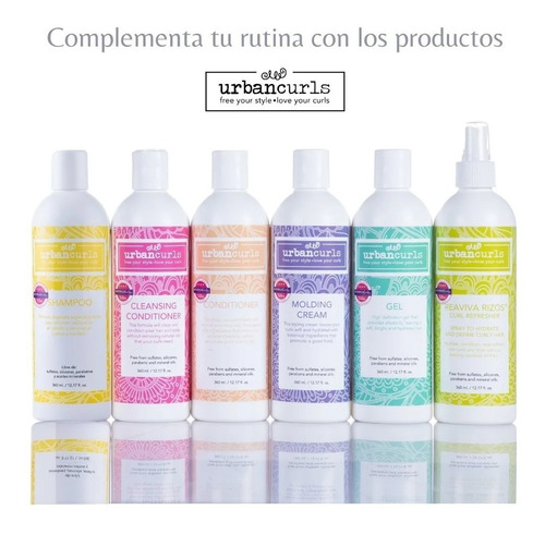 Imagen 4 de 8 de Co-wash Urban Curls Para Rizos 360 Ml