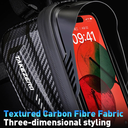 P Bolsa De Bicicleta Impermeable Con Marco De Tubo Frontal