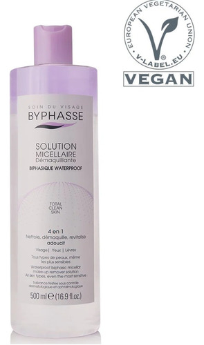 Agua Micelar Desmaquillante Byphasse Solution Waterproof