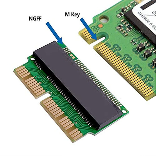 M.2 Nvme Ssd Convert Adapter, 12+16pin M.2 Ngff M-key Ssd Co