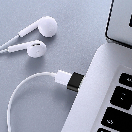 2 Unidades De Adaptador Usb 2.0a Macho Para Fêmea Tipo C Por