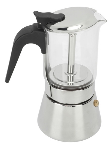 Cafetera Cubana Moka Pot Visible Body Greca Stainless