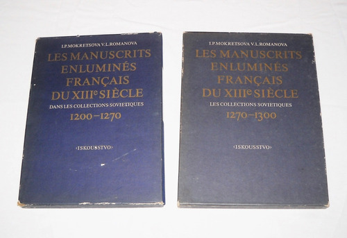 Les Manuscrits Enluminés Français Du Xllle Siecle 2 Tomos