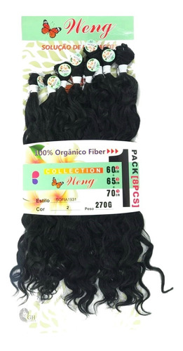 Cabelo Orgânico Cacheado Ondulado Telado +brinde W