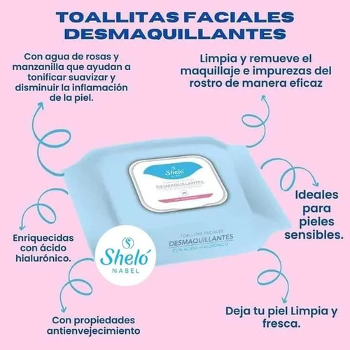 Kit Desmaquillante Profesional Sheló Nabel Limpieza Profunda