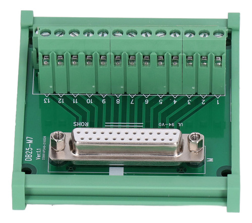 Placa Adaptadora Db25 A Conector De Terminal, Placa Pcb Rect