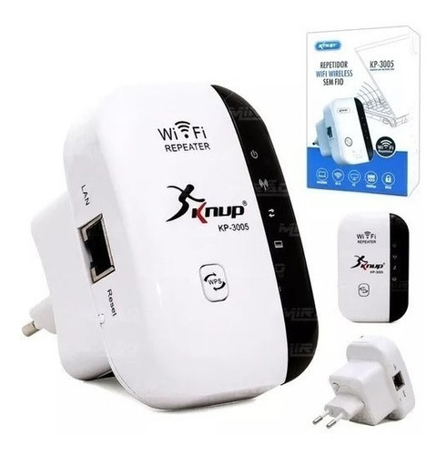 Repetidor Expansor E Roteador De Sinal 300mbps Wifi Wireless