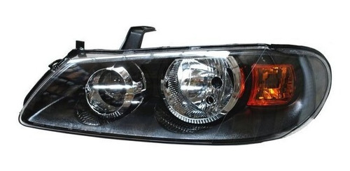 Par De Faros Nissan Almera 2003-2004-2005 Fondo Negro