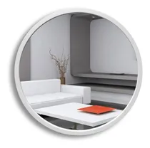 Comprar Espejo Redondo Espejo Blanco Circular 50 Cm Decorativo Pared