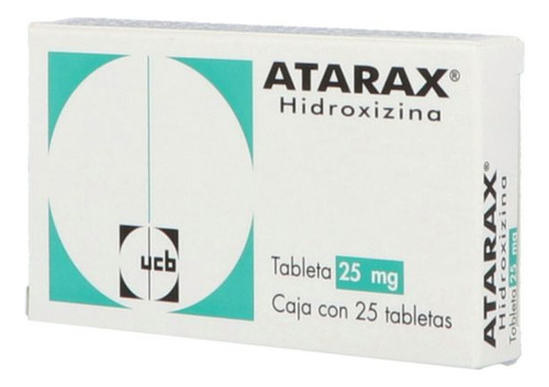 Atarax 25 Mg Caja Con 25 Tabletas