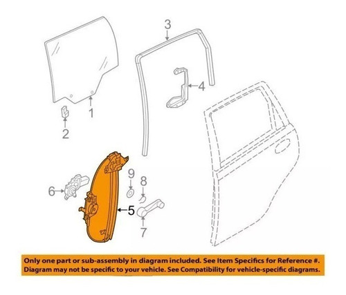 Mecanismo Elevavidrio Puerta Tras Derecha Eléctrico Aveo 70