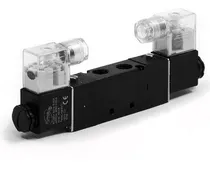 Comprar Valvula Neumática Electroválvula 5\u002F2 Rosca 1\u002F2 Doble Bobina