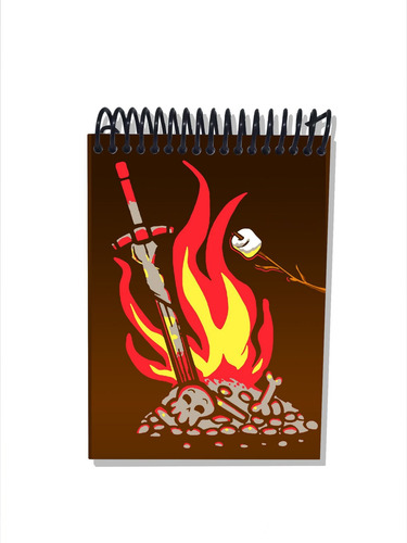 Imagem 2 de 2 de Caderneta Capa Dura Prepare To Die Dark Souls