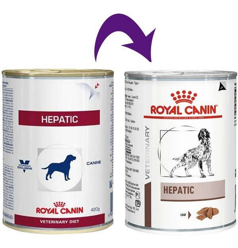 Imagem 2 de 2 de Alimento Úmido Royal Canin Veterinary Hepatic 420g
