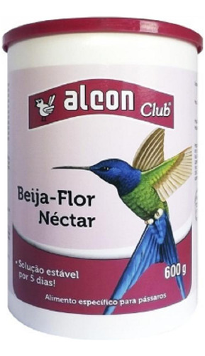 Alcon Club Néctar Beija Flor 600g - Alimento Para Pássaros