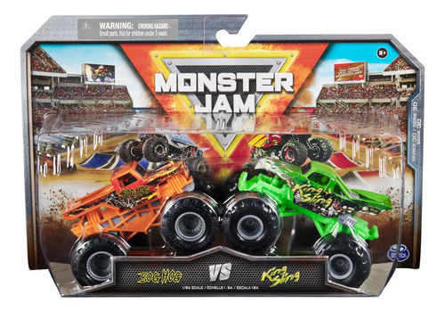 Monster Jam Juguete Autos Bog Hog Vs King Sling