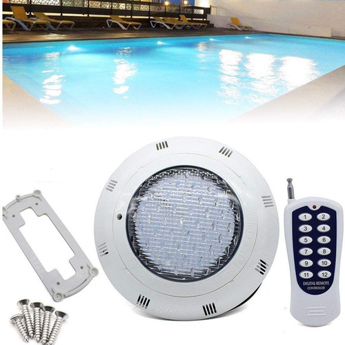 P086 Linterna De Alberca Luz De Piscina Led Control Remoto Rgb
