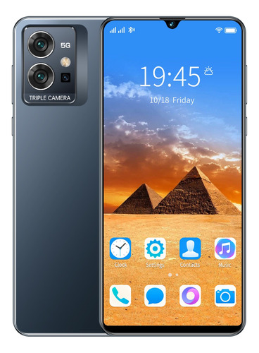 T1 Pro Pantalla Hd Android Smartphone Dual Sim Cellphone La Versión Global Teléfono Inteligente Celular Pantalla Grande Gps 12+512gb