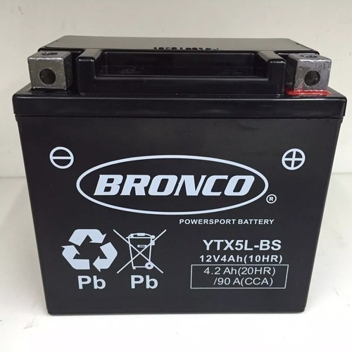 Bateria Bronco De Gel Ytx5l-bs Cg 150 En Moto 46