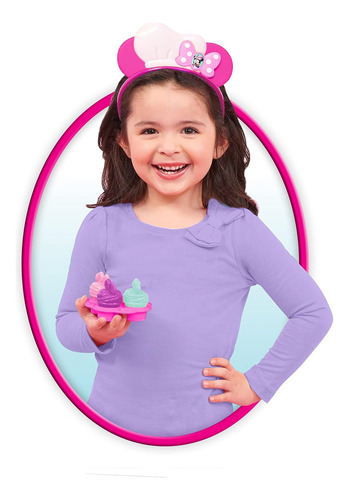 Minnie Mouse Set De Cocina Para Niños Disney Jr 54 Pzs / B Color Rosa