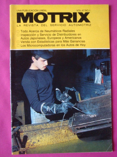 Revista Motrix Vol 47 Nº 1 1988 - Neumaticos Radiales