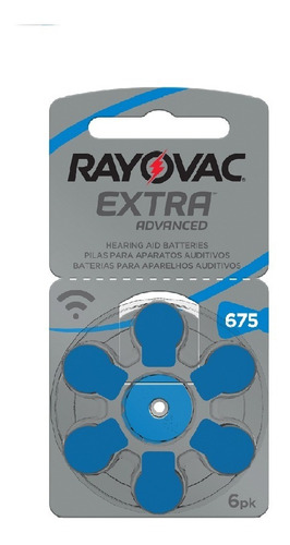 Pilas Para Audífonos Rayovac Pack De 60 Pilas Numero 675