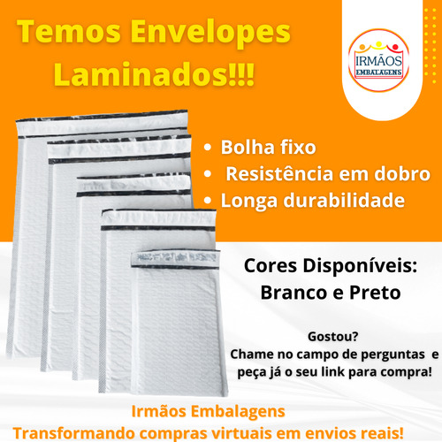 Envelope Saco Para Correios Com Bolha - 19x25 - 1000 Unids