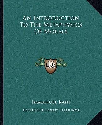 Libro An Introduction To The Metaphysics Of Morals - Imma...