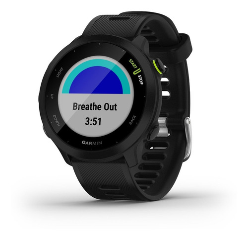 Reloj De Pulsera Inteligente Garmin Forerunner 55 Unisex Color de la correa Negro Color del bisel Negro Color del fondo Negro