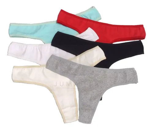 Docena Colaless Xl Algod n Lycra Mujer Lenceria Mayorista 4.400