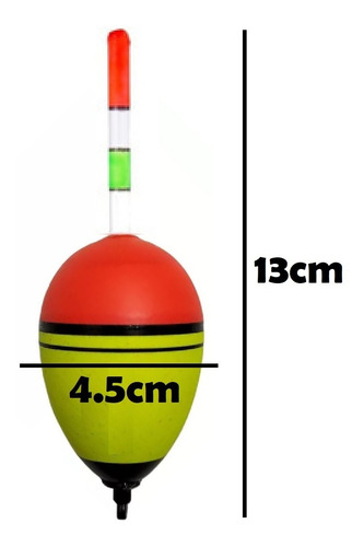 Imagen 2 de 3 de Boya De Flote Para Luz Quimica Pesca Nocturna