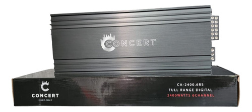 Amplificador 6 Canales Concert Ca2400.6 Rs Para Sq