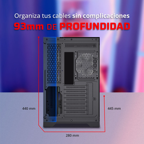 Gabinete Gamer Media Torre Tank Expert Curve 7400 Legend
