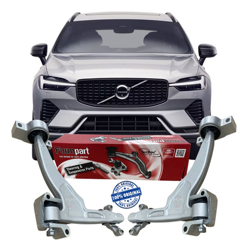Par Bandeja Dianteira Inferior Volvo Xc90 2019 2020 2021 22